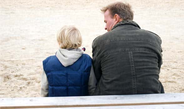 5 Secrets You Need to Understand to Save Your Marriage 3 Father and son sitting together