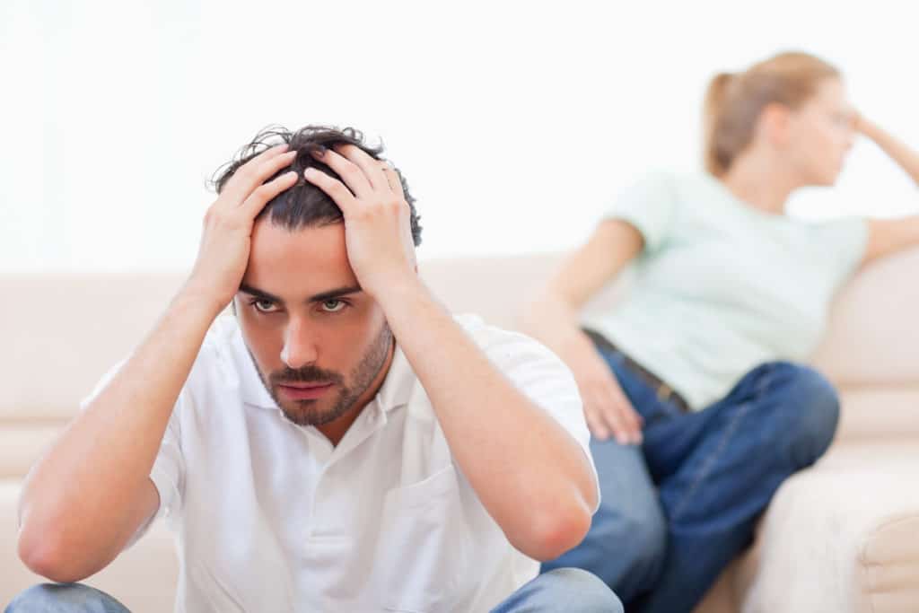 Divorce Advice For Men 2 man stressed out with wife and struggling relationship