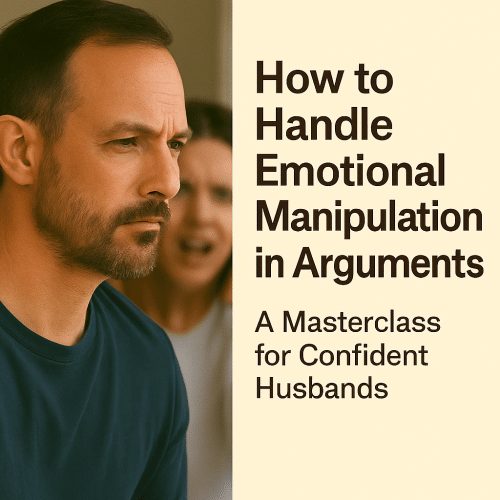 How to Handle Emotional Manipulation in Arguments — A Masterclass for Confident Husbands