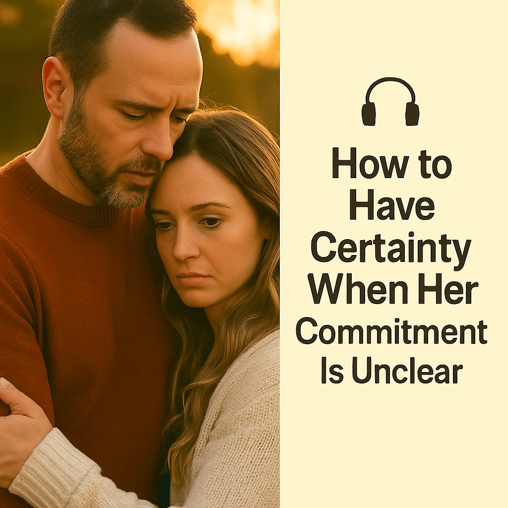 How to Have Certainty When Her Commitment Is Unclear 1 How to Have Certainty When Her Commitment Is Unclear