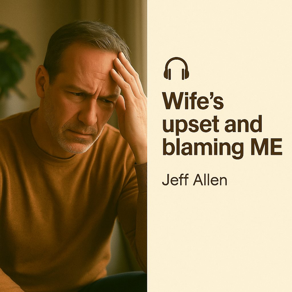Jeff Allen - Wife's upset and blaming ME 1 Jeff Allen - Wife's upset and blaming ME