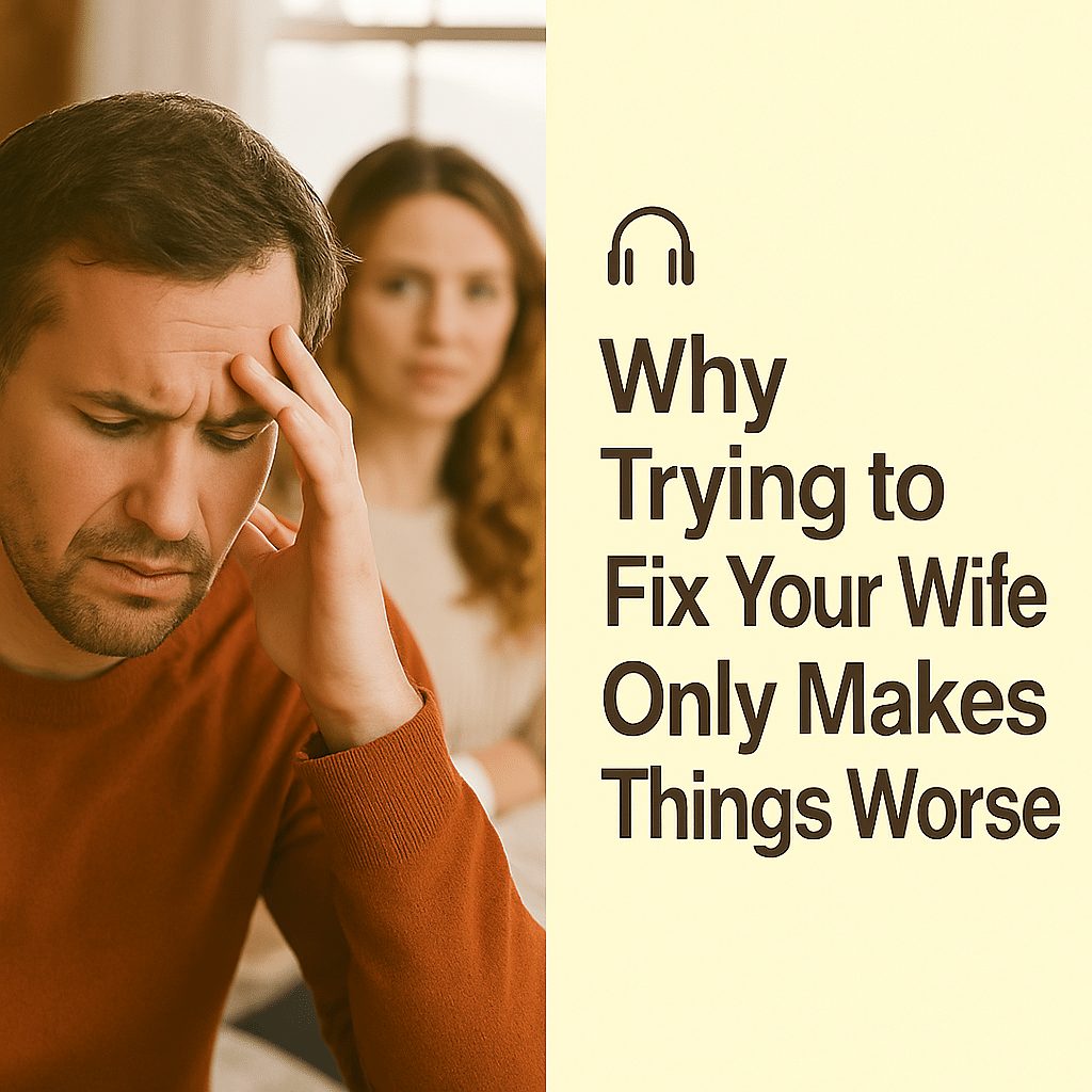 Why Trying to Fix Your Wife Only Makes Things Worse
