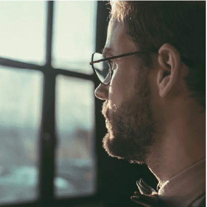 Masculine Confidence Course 7 Confidence Course Man Looking Out Window